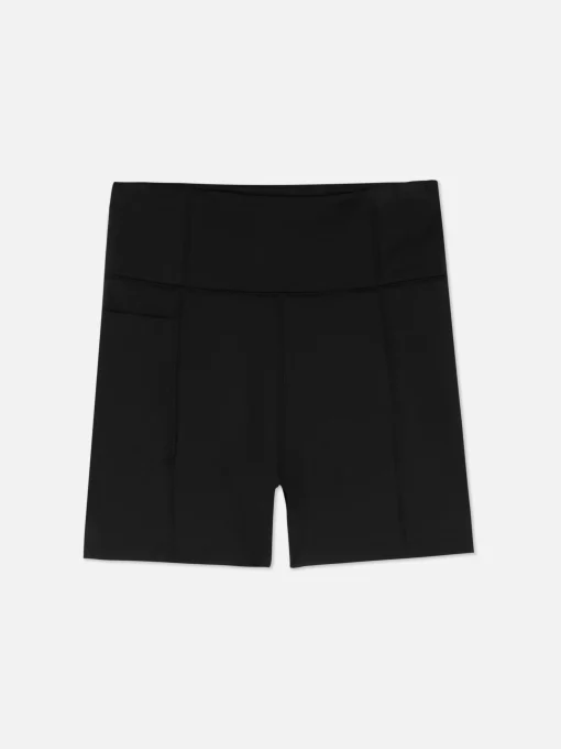 Pantalón Corto De Yoga Suave De Talle Alto