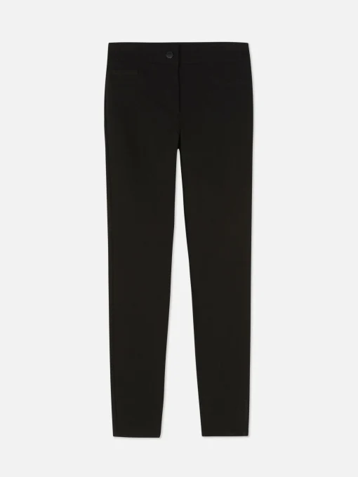 Pantalón Elástico De Corte Entallado