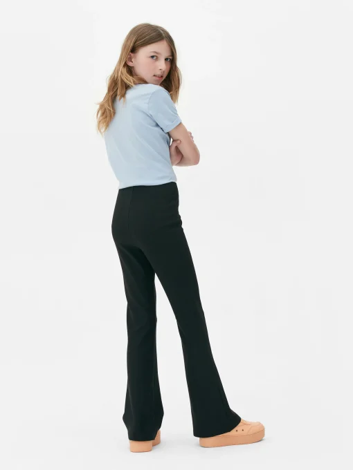 Pantalones Acanalados Y Acampanados