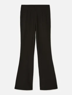 Pantalones Acanalados Y Acampanados
