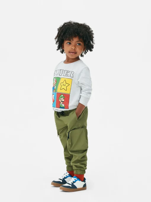 Pantalones Cargo Con Cordón De Ajuste