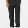 Pantalones Cargo Holgados Con Bajos Elásticos