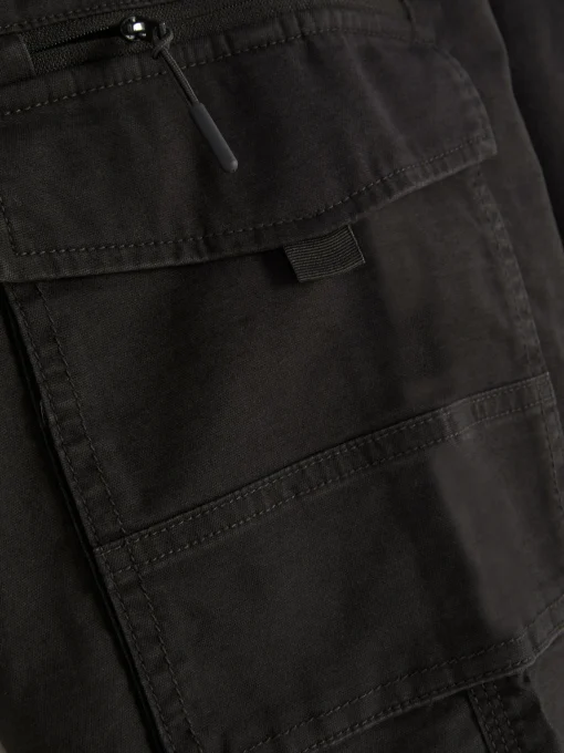 Pantalones Cargo Holgados Con Bajos Elásticos