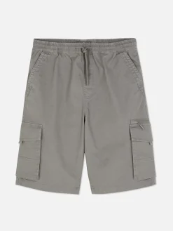 Pantalones Cortos Cargo Con Cordón De Ajuste