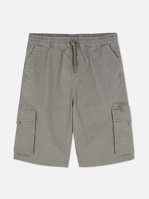Pantalones Cortos Cargo Con Cordón De Ajuste