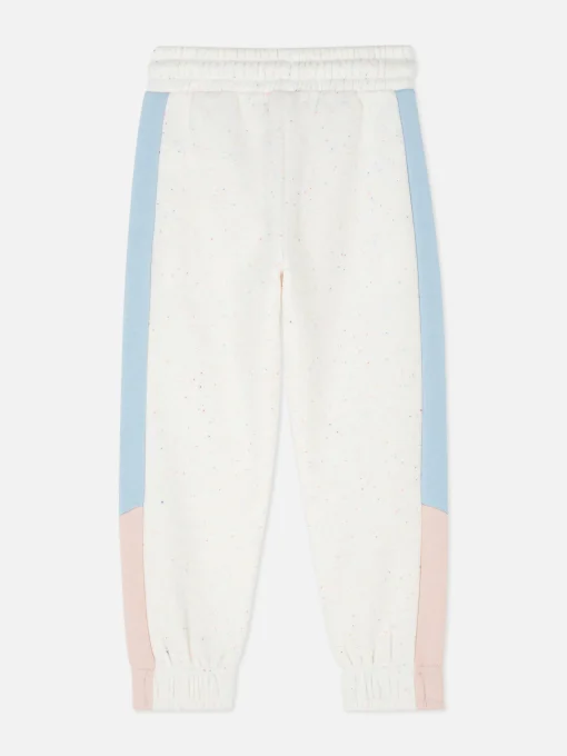 Pantalones De Chándal Bicolor Con Cordón De Ajuste
