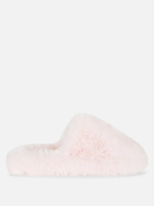 Pantuflas De Pelo Sintético