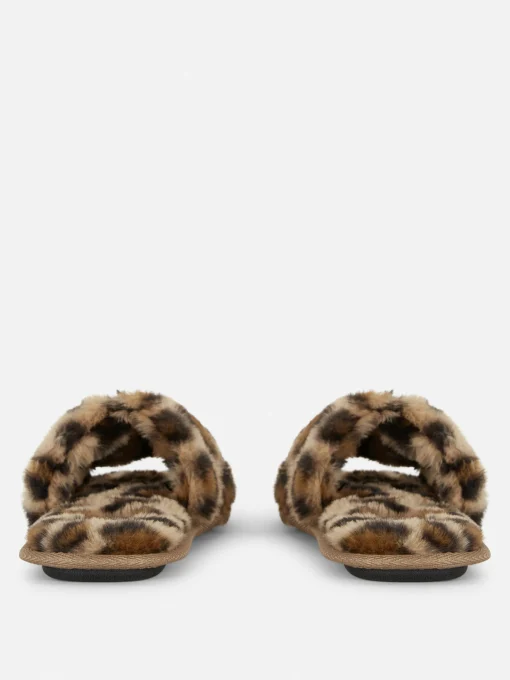 Pantuflas De Pelo Sintético