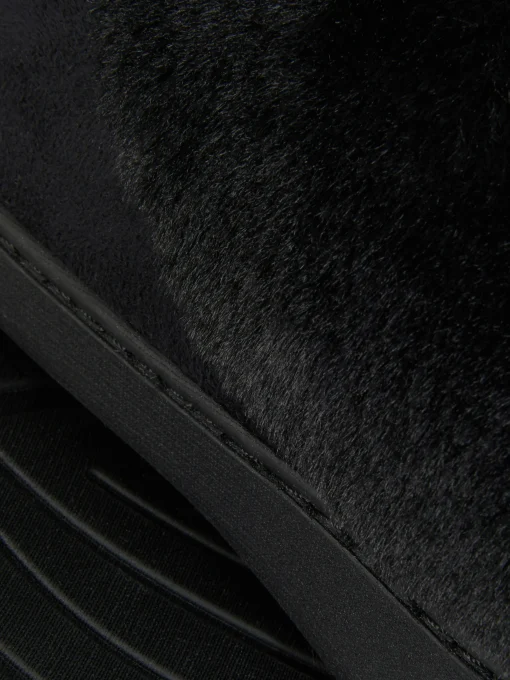 Pantuflas Estilo Mocasín Con Forro De Pelo Sintético