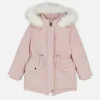 Parka Con Capucha Y Pelo Sintético