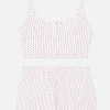 Pijama Con Top Corto De Tirantes Y Pantalones Cortos