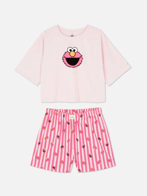 Pijama Corto De Barrio Sésamo