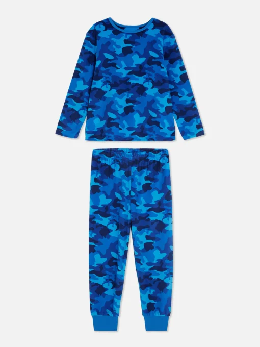 Pijama De Camuflaje De Velvetón
