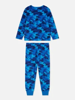 Pijama De Camuflaje De Velvetón