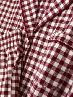 Pijama De Manga Larga De Franela