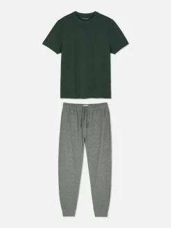 Pijama Largo Con Textura