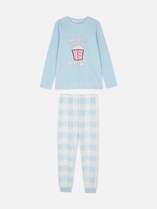 Pijama Polar Con Palomitas De Maíz