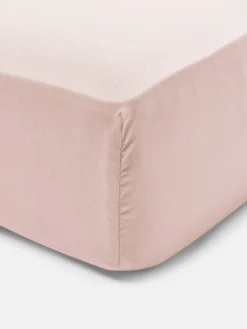 Sábana Bajera Ajustable De Algodón Para Cama Individual