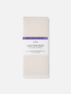 Sábana Bajera Ajustable Para Cama Super King