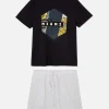 Set De Pijama De Pantalones Cortos Y Camiseta