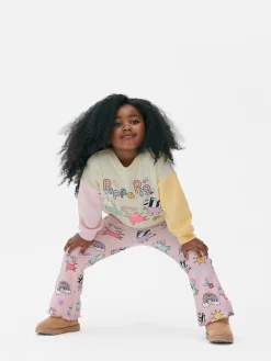 Set De Sudadera Y Leggings Acampanados De Peppa Pig