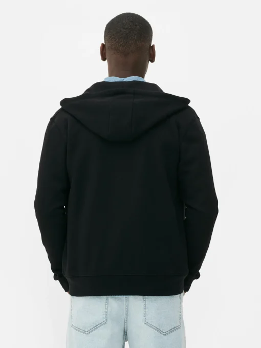 Sudadera Básica Con Capucha Y Cremallera