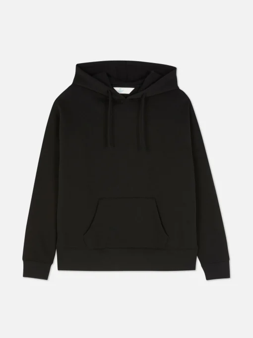 Sudadera Con Capucha Básica Sin Cierre