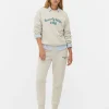 Sudadera Con Cuello Redondo Y Mensaje