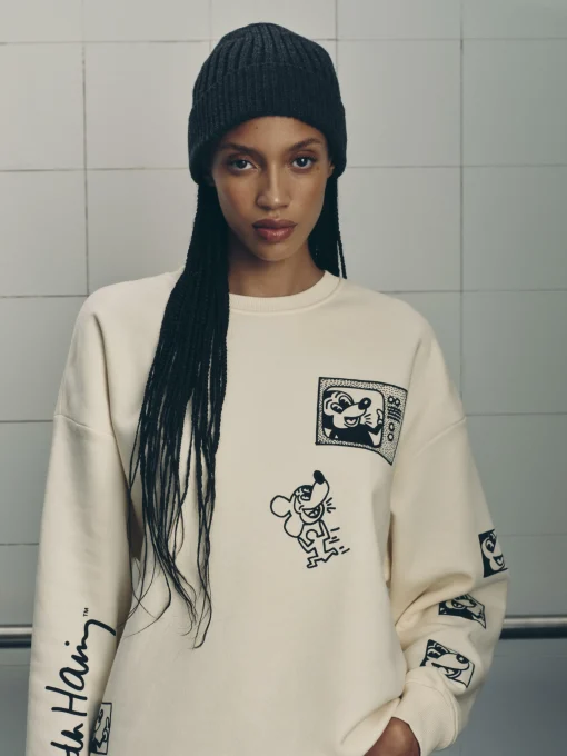 Sudadera De Mickey Mouse De Disney X Keith Haring
