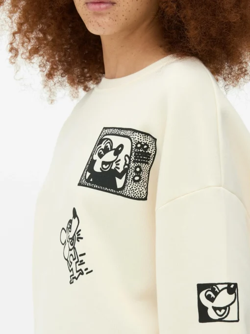 Sudadera De Mickey Mouse De Disney X Keith Haring