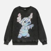 Sudadera De Stitch De Disney Con Lavado ácido