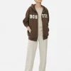 Sudadera Extragrande Con Capucha Y Cremallera