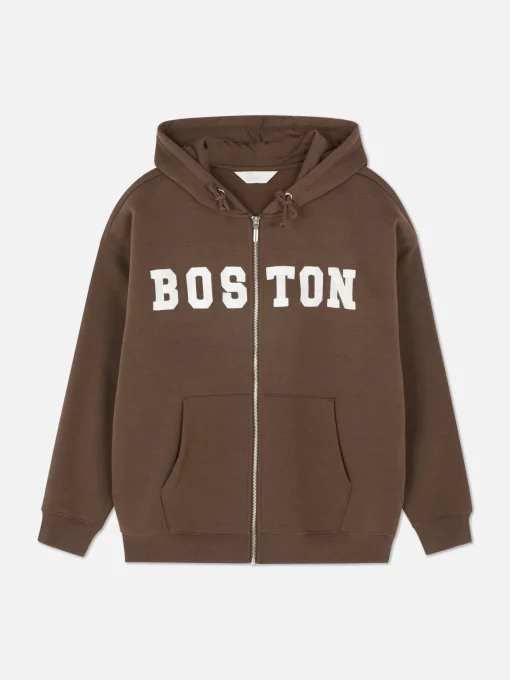 Sudadera Extragrande Con Capucha Y Cremallera
