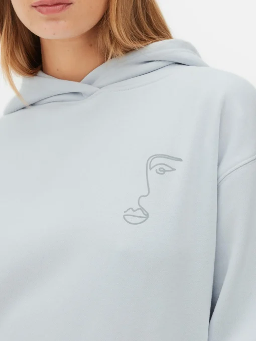 Sudadera Gráfica Combinable Con Capucha