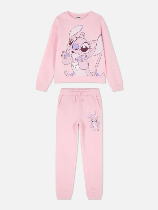 Sudadera Gráfica De Stitch Y Ángel De Disney