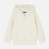 Sudadera Texturizada Con Capucha Y Cremallera