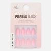 Uñas Postizas Brillantes Y Puntiagudas De PS...