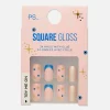 Uñas Postizas Brillantes Y Acabadas En Punta PS...