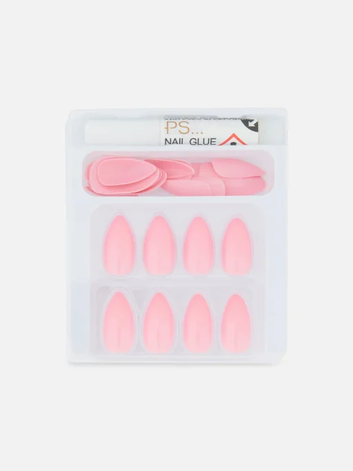 Uñas Postizas Brillantes Y Puntiagudas De PS...