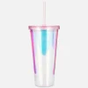 Vaso Con Pajita