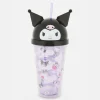 Vaso Con Pajita De Kuromi De Hello Kitty
