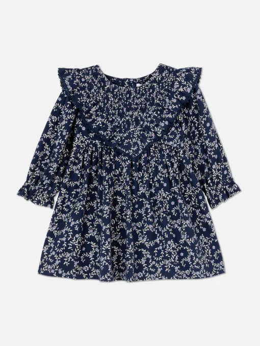 Vestido Floral Con Volantes
