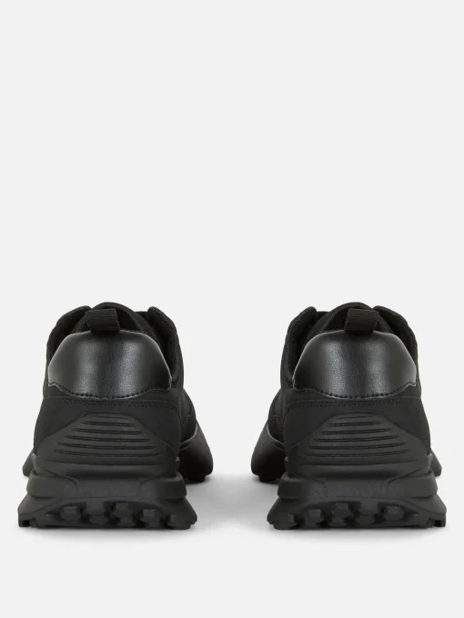 Zapatillas Deportivas Bicolor Con Suela Gruesa