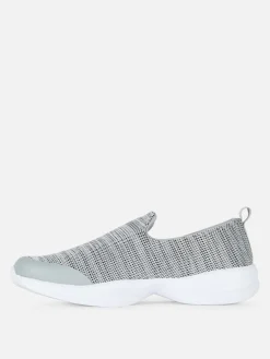 Zapatillas Sin Cordones Atléticas Tejidas