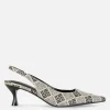 Zapatos De Tacón Chupete Con Diseño Geométrico